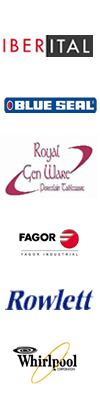 Longlife, Menumaster, Royal genware, Fagor, Rowlett, Whirlpool